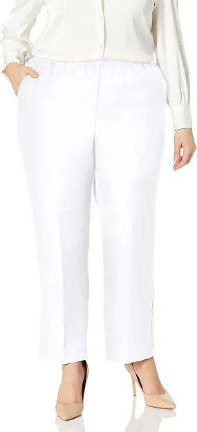 Alfred Dunner Women's Plus-Size Poly Proportioned Medium Pant