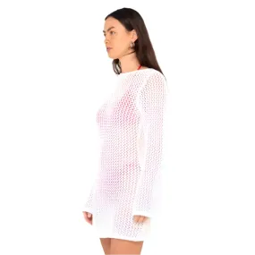 Amalfi Long Sleeve Knit Mini Dress - Womens