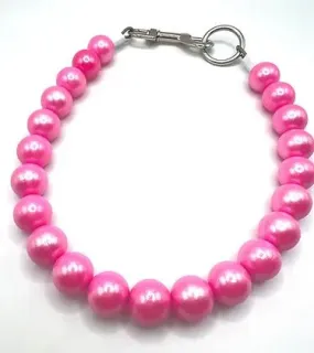 Bubblegum Pink Opal Glam Pet Collar