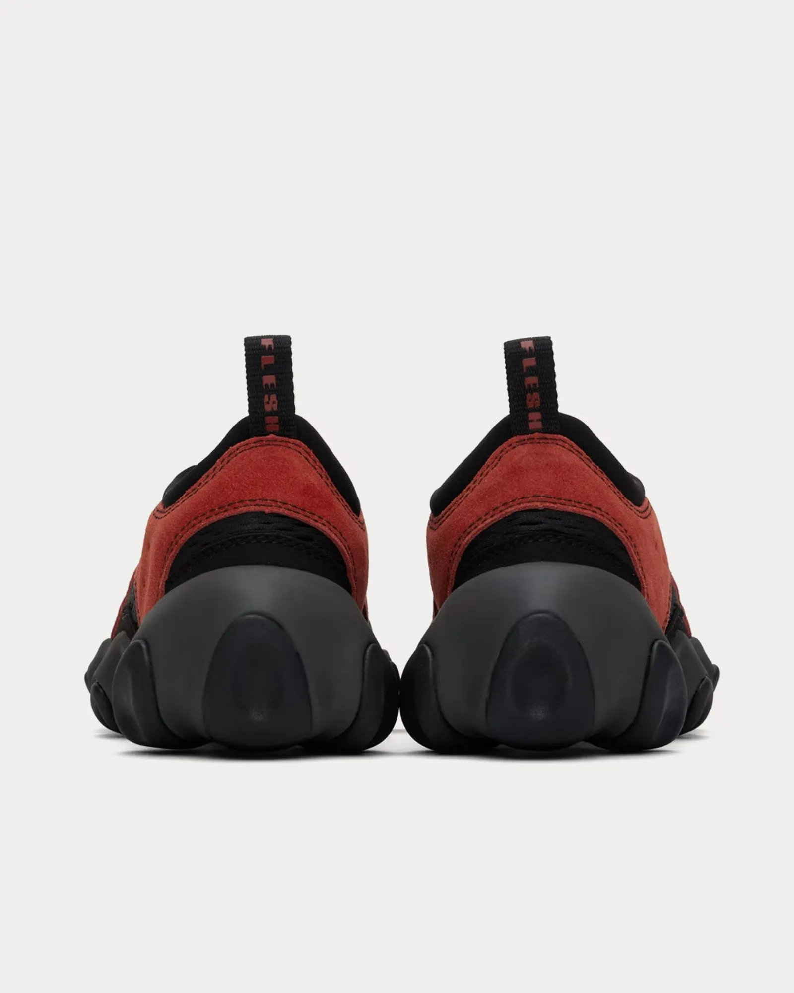 Flesh Lava / Black Slip On Sneakers