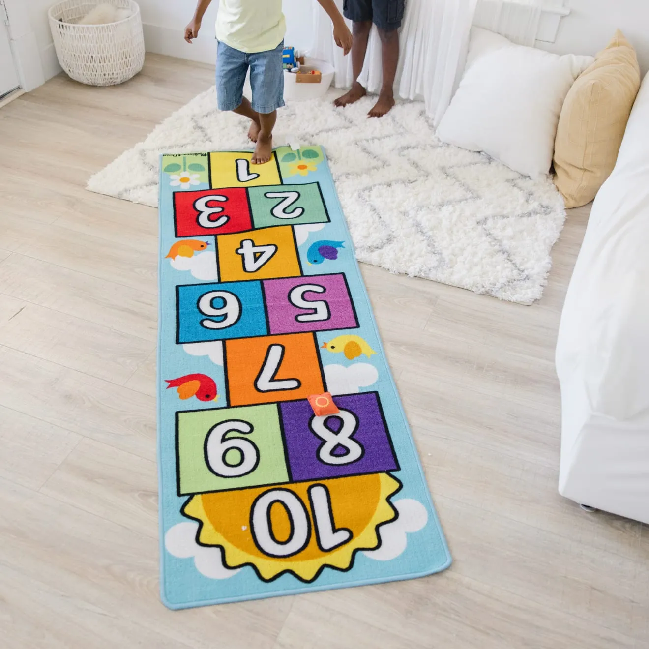 Hop & Count Hopscotch Rug