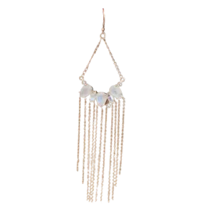 Moonstone Arch Chandelier Earrings