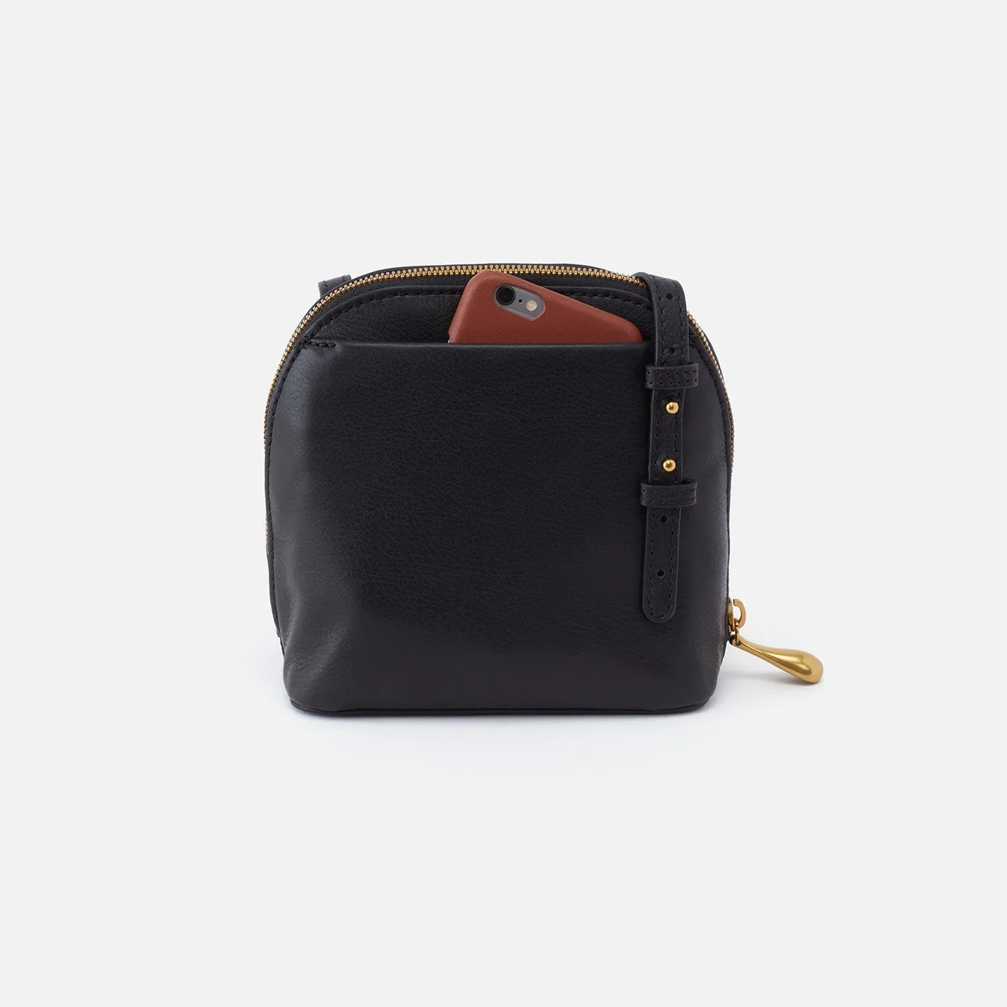 Nash Crossbody In Pebbled Leather - Black