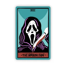 "The Horror Fan" Tarot Card Vinyl Sticker