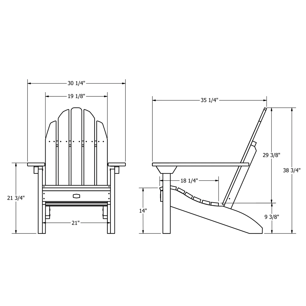 Refurbished Essential Adirondack Chair