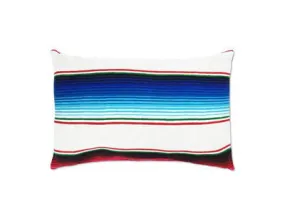 Saltillo Serape White Rectangular Pillow