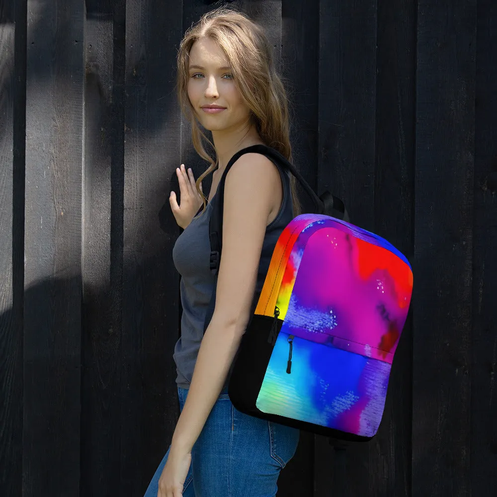 Stylish and Practical Colorful School Backpack with Laptop Compartment