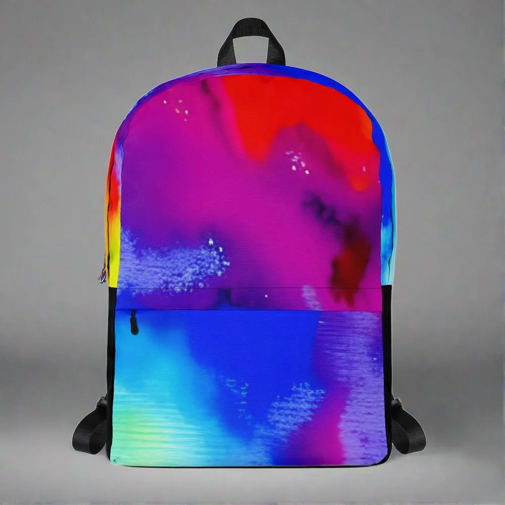 Stylish and Practical Colorful School Backpack with Laptop Compartment