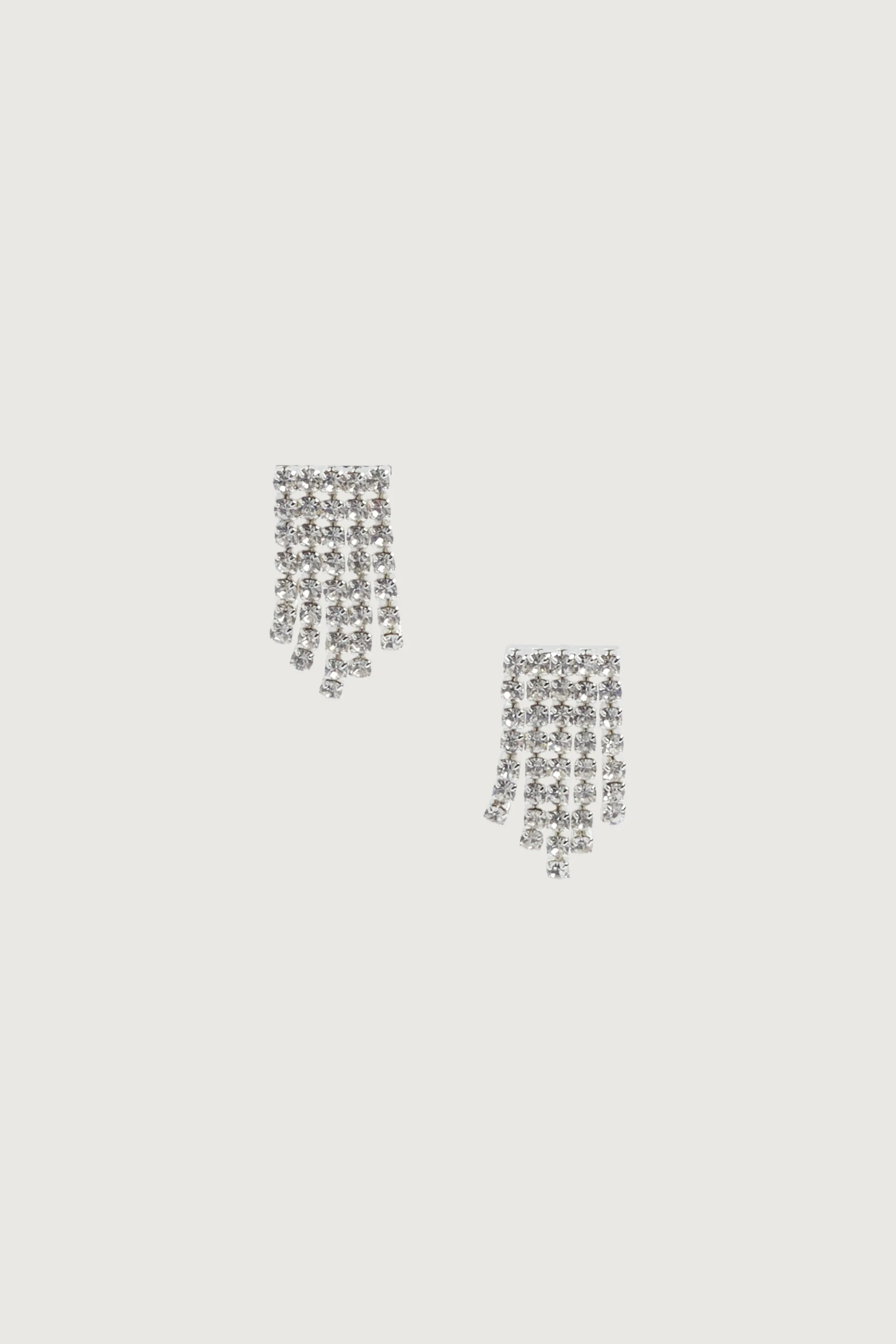 ZIRCONIA FRINGE EARRING